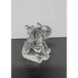 Princess House Cat 24% Lead Crystal Circus Elephant Figurine  Made in Germany